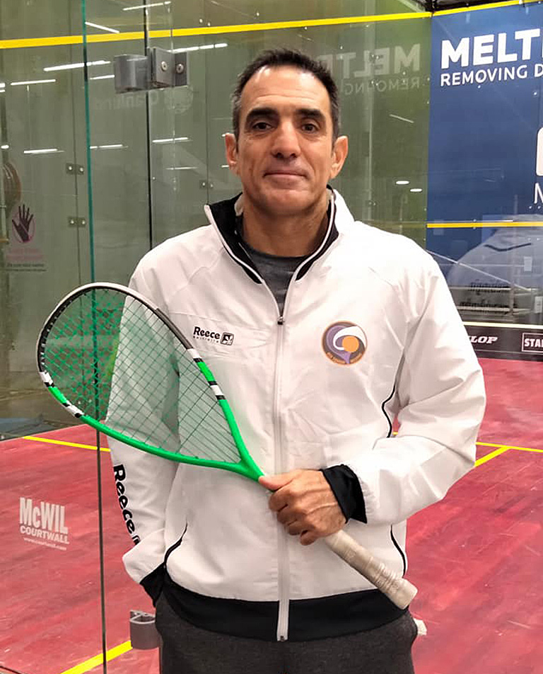 Georges Orphanou, squashvalmentaja